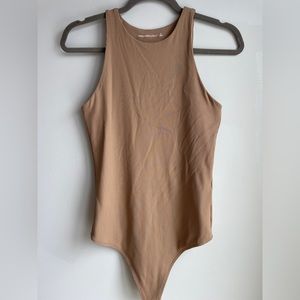 Abercrombie Tan Neutral Bodysuit Small
